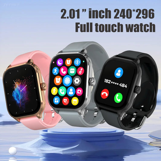 2025 New Fashion Smart Watch Heart Rate Monitor Sports Fitness Watch Waterproof Voice Call Smart Watch for Android IOS