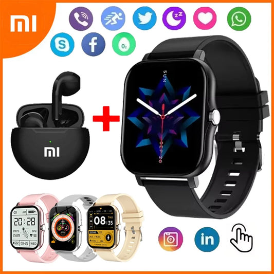 Xiaomi Smart Watch Women Men Lady Gift Sport Fitness Watches Heart Rate Monitor Waterproof Smartwatch For Phones Android IOS